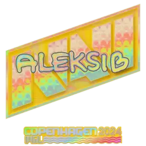 Sticker | Aleksib (Holo) | Copenhagen 2024