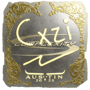 Sticker | Cxzi (Gold) | Austin 2025