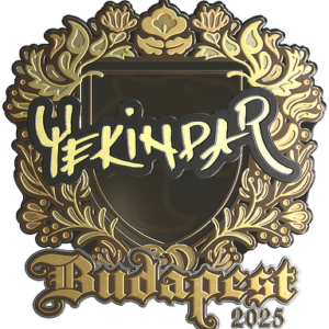 Sticker | YEKINDAR (Gold) | Budapest 2025