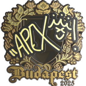 Sticker | apEX (Gold) | Budapest 2025