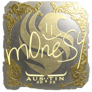 Sticker | m0NESY (Gold) | Austin 2025