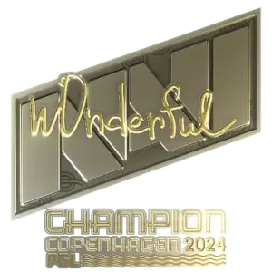 Sticker | w0nderful (Gold, Champion) | Copenhagen 2024