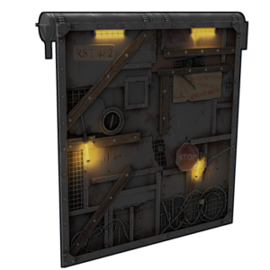 Welded Quarantine Garage Door