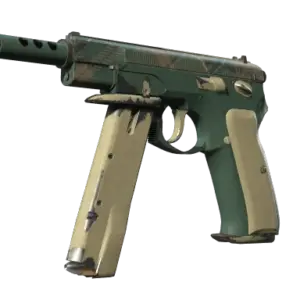 CZ75-Auto | Green Plaid (Well-Worn)