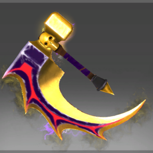 Inscribed Golden Offhand Basher of Mage Skulls