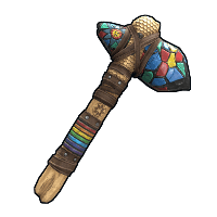 Mosaic Stone Hatchet