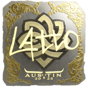 Sticker | latto (Gold) | Austin 2025