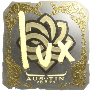 Sticker | lux (Gold) | Austin 2025
