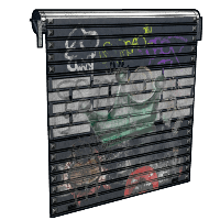 Vandalized Shop Door