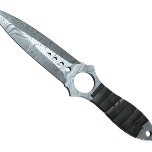★ Skeleton Knife | Damascus Steel (Well-Worn)