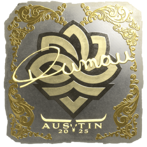 Sticker | dumau (Gold) | Austin 2025