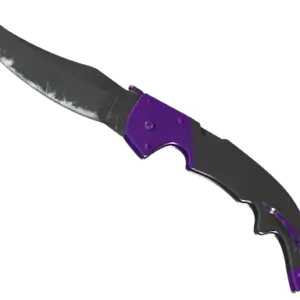 ★ StatTrak™ Falchion Knife | Ultraviolet (Well-Worn)