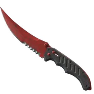 ★ StatTrak™ Flip Knife | Crimson Web (Minimal Wear)
