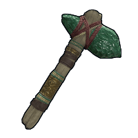 Aztec Jade Hachet