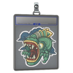 Sticker Slab | Baby Fire Serpent