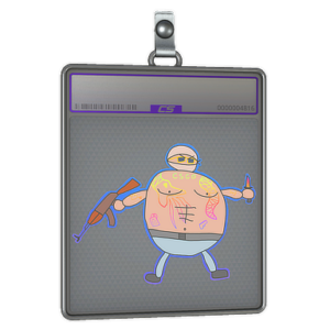 Sticker Slab | Poorly Drawn Terrorist (Holo)
