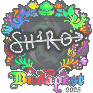 Sticker | sh1ro (Holo) | Budapest 2025