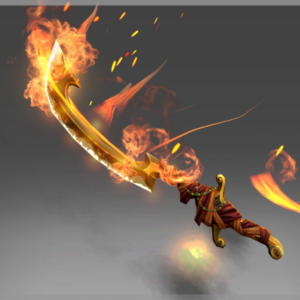 Inscribed Blade of the Wandering Flame