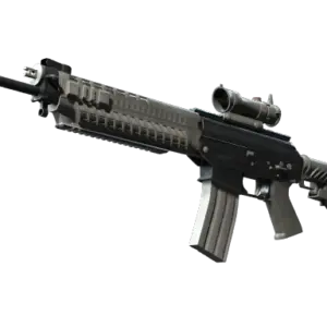 Souvenir SG 553 | Damascus Steel (Battle-Scarred)