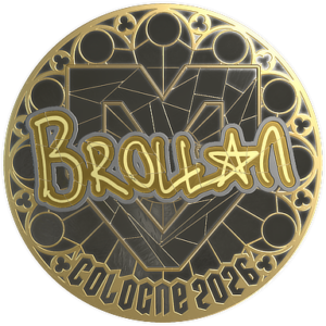 Sticker | Brollan (Gold) | Cologne 2026