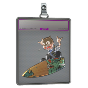 Sticker Slab | Fire Serpent Surf K (Foil)