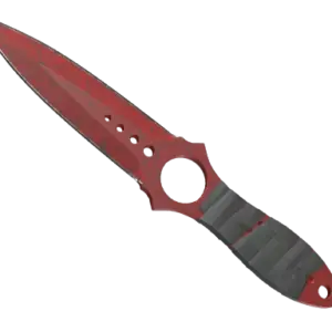 ★ Skeleton Knife | Crimson Web (Well-Worn)