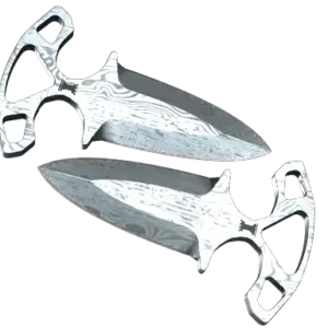 ★ StatTrak™ Shadow Daggers | Damascus Steel (Well-Worn)
